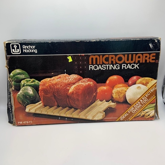 Vintage Anchor Hocking Microware Roasting Rack Tray - Picture 1 of 8